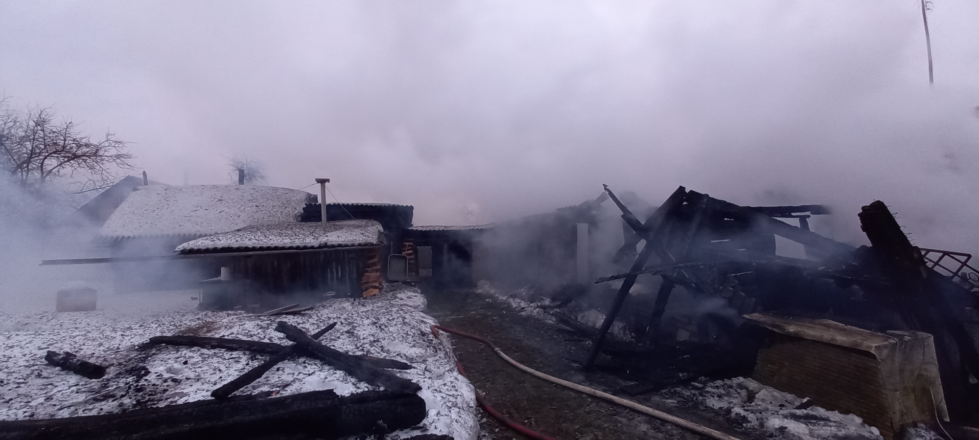 Пожар Калужская область Боровский район погиб 1 февраля Добрино